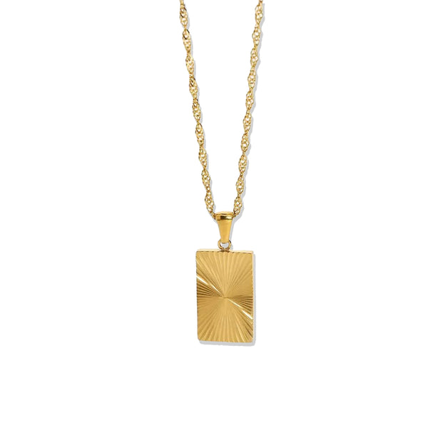 Ray Rectangle Necklace
