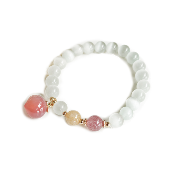Gemstones Peach Bracelet
